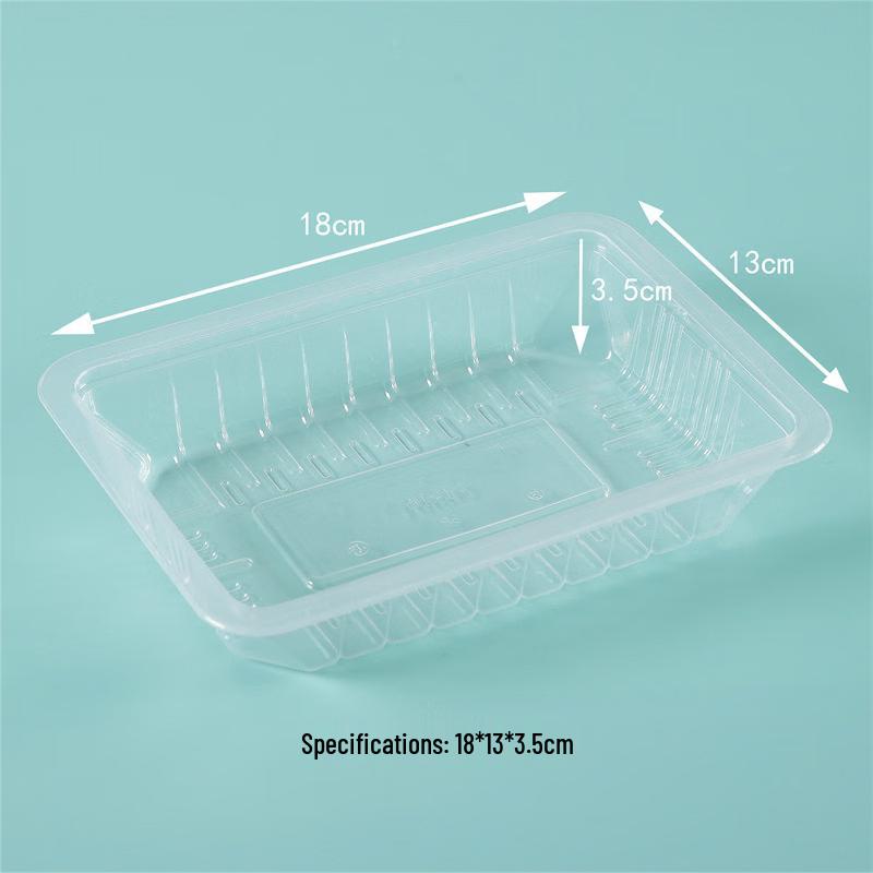 Disposable Rectangular Modified Atmosphere Food Containers