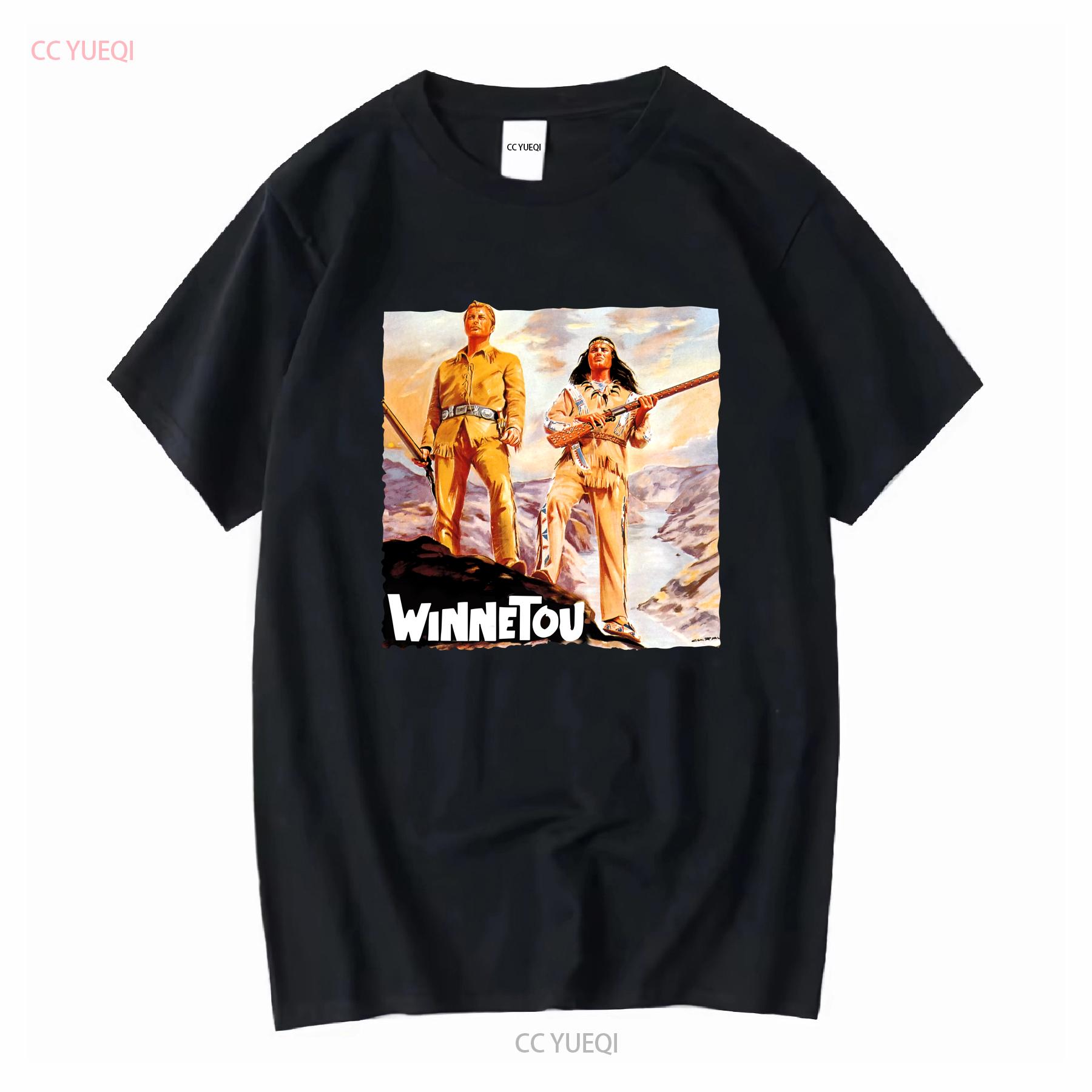 

Winnetou T shirt Natural Vintage Cotton Movie Poster Beige All Sizes S M L X vintage Washed Comfortable Casual Stylish Slightly S