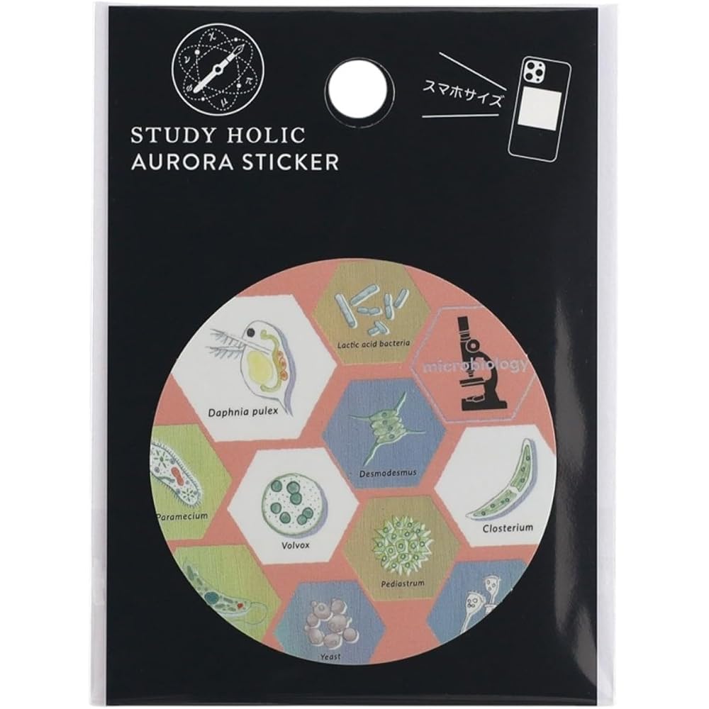 Green Flash Study Holic Aurora Sticker Microbiology ST-355