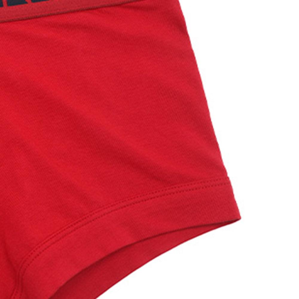 Emporio Armani FW22 Letter Print Boxer Briefs Men underwear Red 1113892-F5251-2174