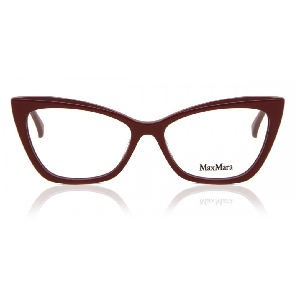 

Max Mara Mm5016 066 Women Eyeglasses Shiny Dark Red/54-15-140