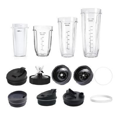 For Replacing Old Blender Blade Holder, Cups, Lids Fits for Nutri Ninja Blender