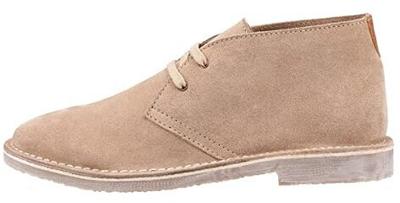 Buty Hush Puppies Męskie Samuel Zamszowe Sznurowane Botki Chukka Piaskowe
