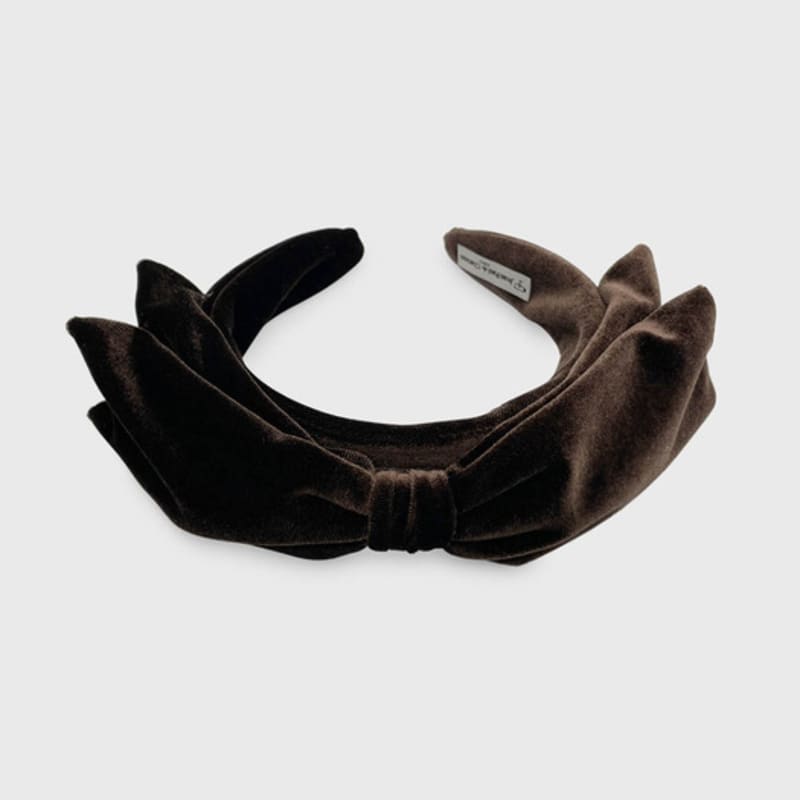 Jean Paul Clarisse Velvet Big Ribbon Hairband JP-22-184HB