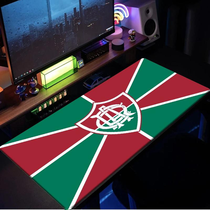 Fluminense Club Crest mouse pad, rubber base, esports desk mat, mouse pad for gamers and office use, gaming desk , easy to clean mat