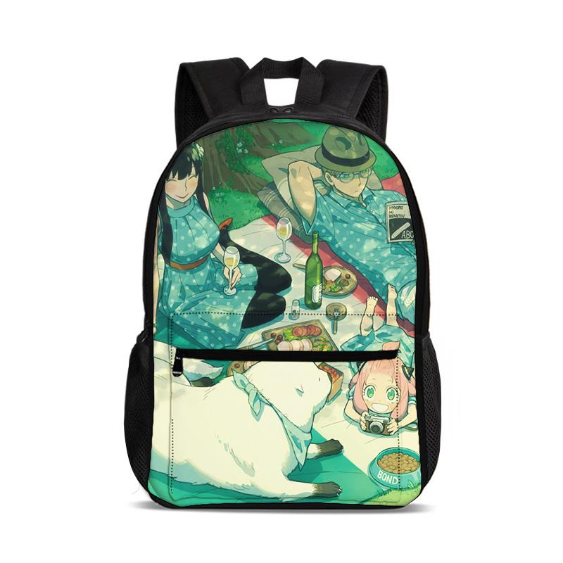 SPY×FAMILY Zaino Versatile Cartone Animato Grande Capacità Outdoor Viaggio Alpinismo Ragazzo e Ragazza Scuola Compleanno Miglior Regalo