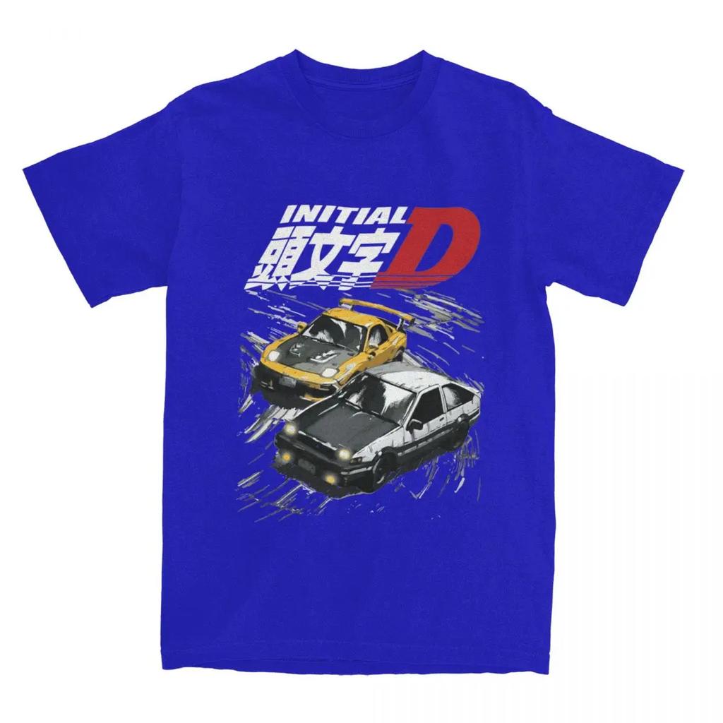 Initial D Tandems AE86 Vs FD Rx-7 T-Shirts Drift Rennwagen Bekleidung T-Shirt T-Shirt Geschenkidee Kleidung