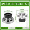DIN69871-SK40/JT40-MOD60/70/80/100 Adjustable Radial/Axial Tool Holder with Flange Base Shank