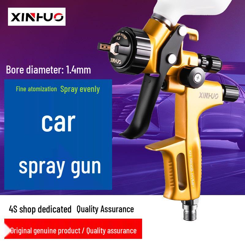 High Atomization Low Pressure Dual-Use Spray Gun for Paint & Clear Coat