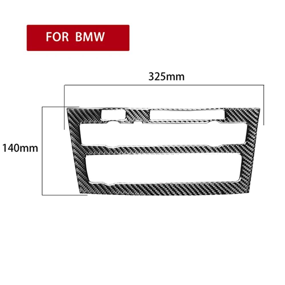 Carbon Fiber Car Central Control CD Panel Decorative Stickers Auto Interior Modified Accessories For BMW X3 F25 X4 F26 2011-17