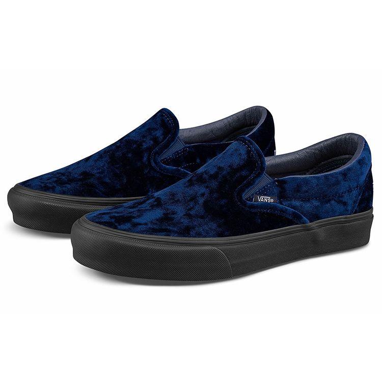 Noon Goons x Vans Classic Slip-On VLT LX Black Velvet Unisex Sneakers VN0A3QXY5VF