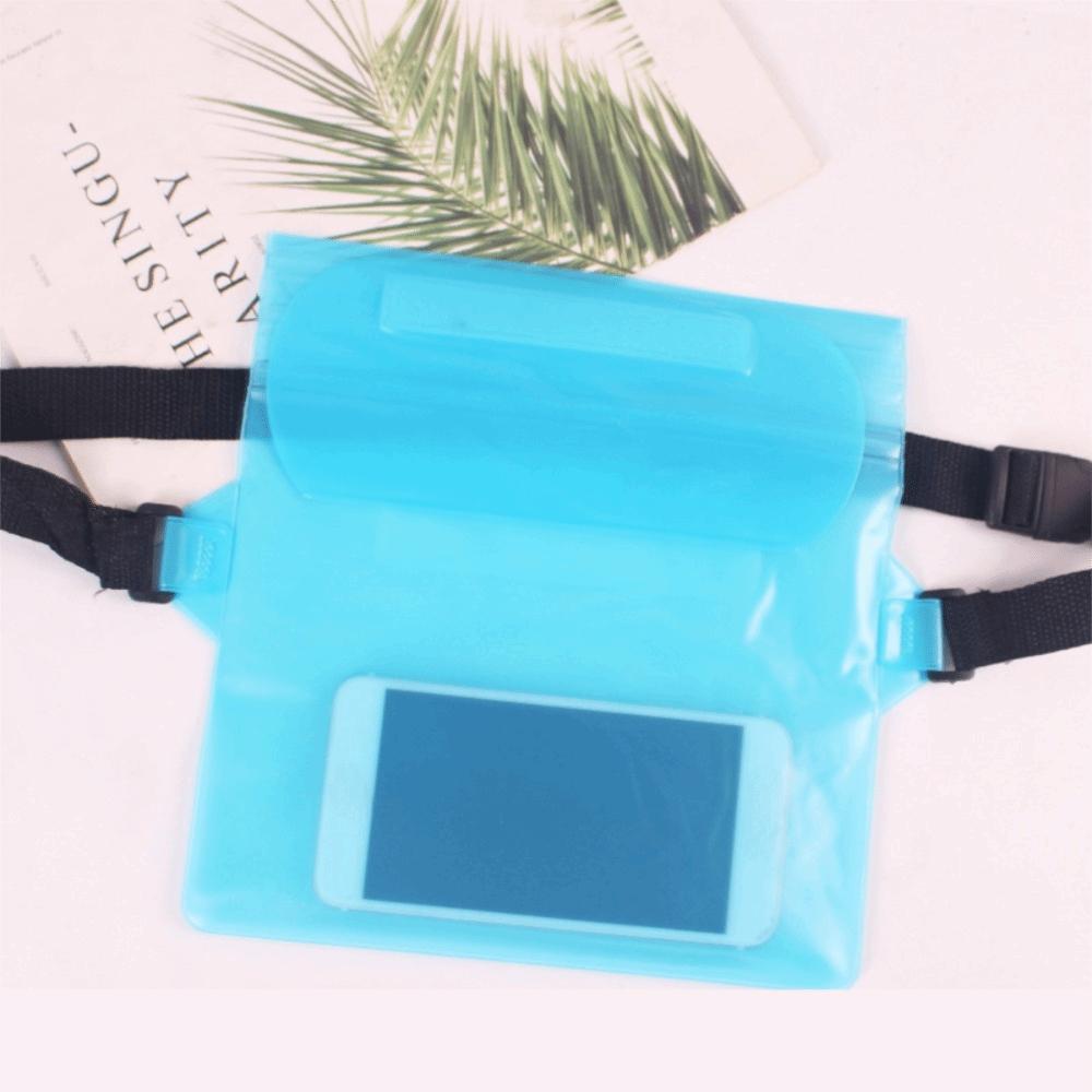 Simple Water-Sprinkling Festival Waist Bag Fashion Shoulder Bag Phone Case  Splashing Festival синий