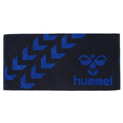 Towel Bath Towel HAA5020 Black X Royal Blue Free [Hummel] (9063)