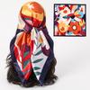 Floral Satin Silk Square Scarf – Versatile Fashion Accessory for Women
