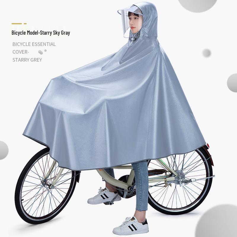 

Adult Electric Motorcycle Battery Raincoat - Thickened, Extended Full-Body Style