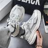 2025 summer men's mesh platform dad shoes fashion trend versatile sports shoes trendy casual young men's shoes