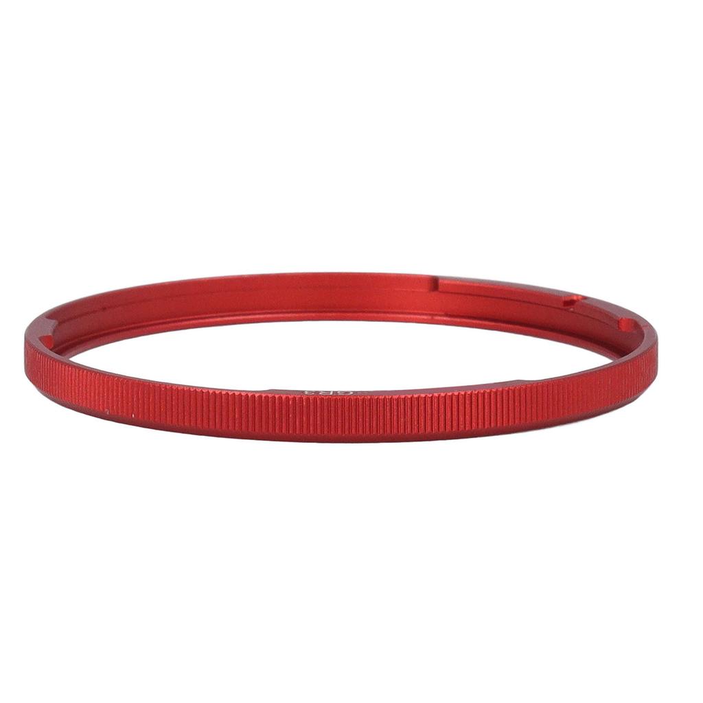 Lens Decoration Ring Aluminum Alloy Protective Lightweight Snap On Lens Ring for GR3 Red