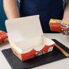 Takeaway Packaging Box Disposable Octopus Ball Paper Snack Container 50pcs for Market Stall Fast Serving