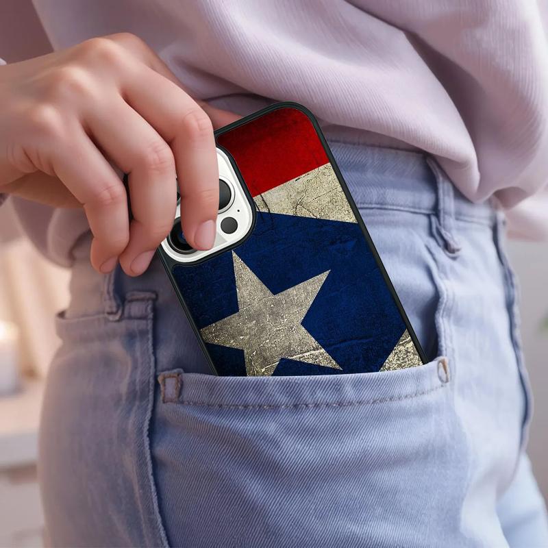 

Puerto Rico Flag Phone Case For iPhone 17 Air 15 16e 14 13 Pro Max Coque 12 11 Pro Max PLUS cover iPhone 14pro max