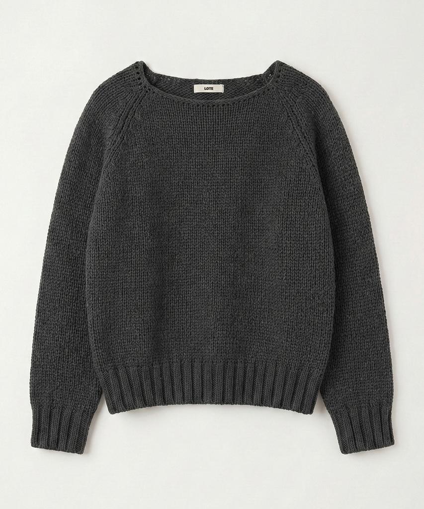Loteu Chunky Boat Neck Knit_3 Color
