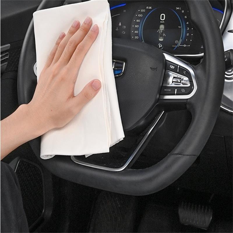 Suede Car Cleaning Cloth - Absorbent & Lint-Free Streak-Free Towel