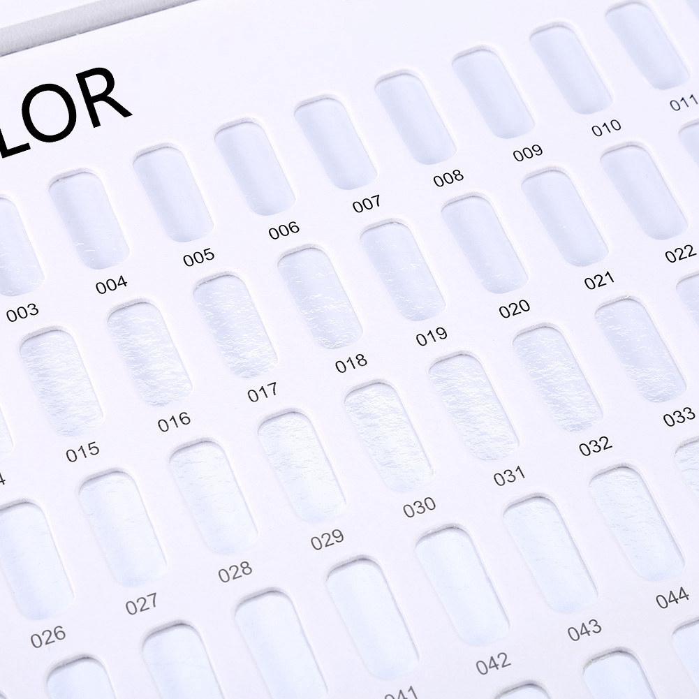 Nail Color Display Chart Book Nail Polish Gel Color Display Card Nail Art Showing Board Pattern