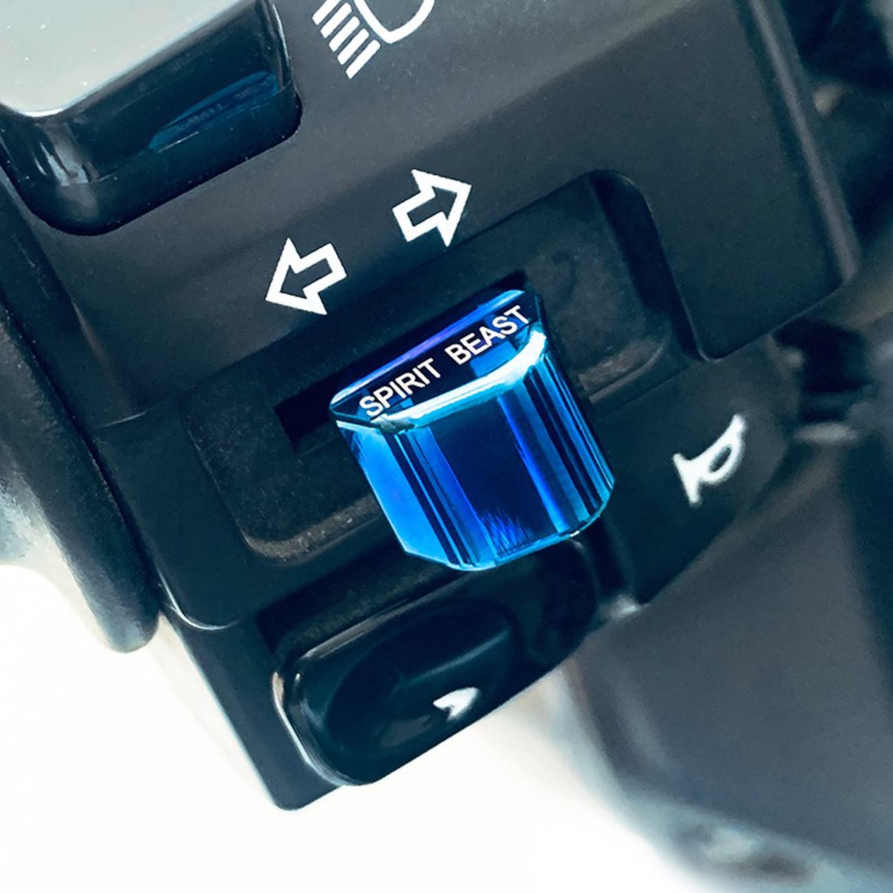 

SPIRIT BEAST Motorcycle Motorcycle Turn Signal Switch Button Cap Cover (Blue) синий