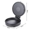 RAF Electric Non-Stick Pizza Oven & Griddle for Sandwiches, Pancakes, and Breakfast Grilling