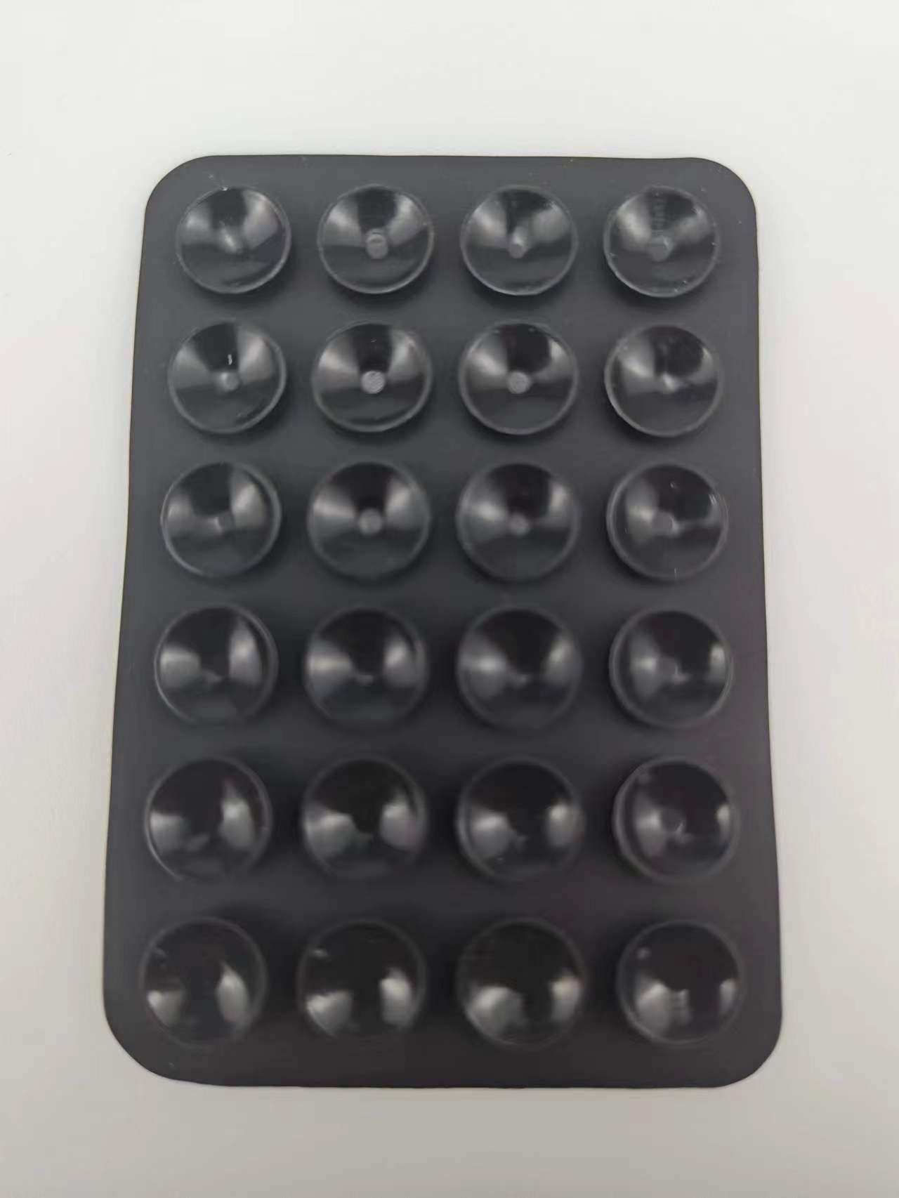 

«Набор из 24 силиконовых держателей-присосок для мобильных телефонов — квадратный односторонний дизайн» 24pcs