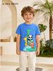 Summer 2026 Boys' Short Sleeve Round Neck Animal Cartoon T-shirt