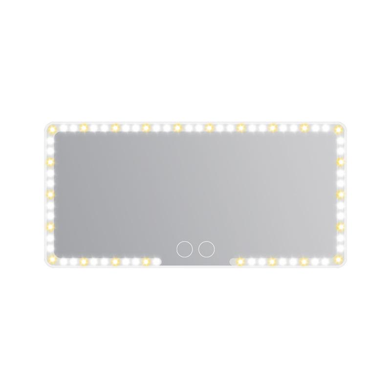 LED Car Sun Visor Makeup Mirror with Three-Speed Dimming