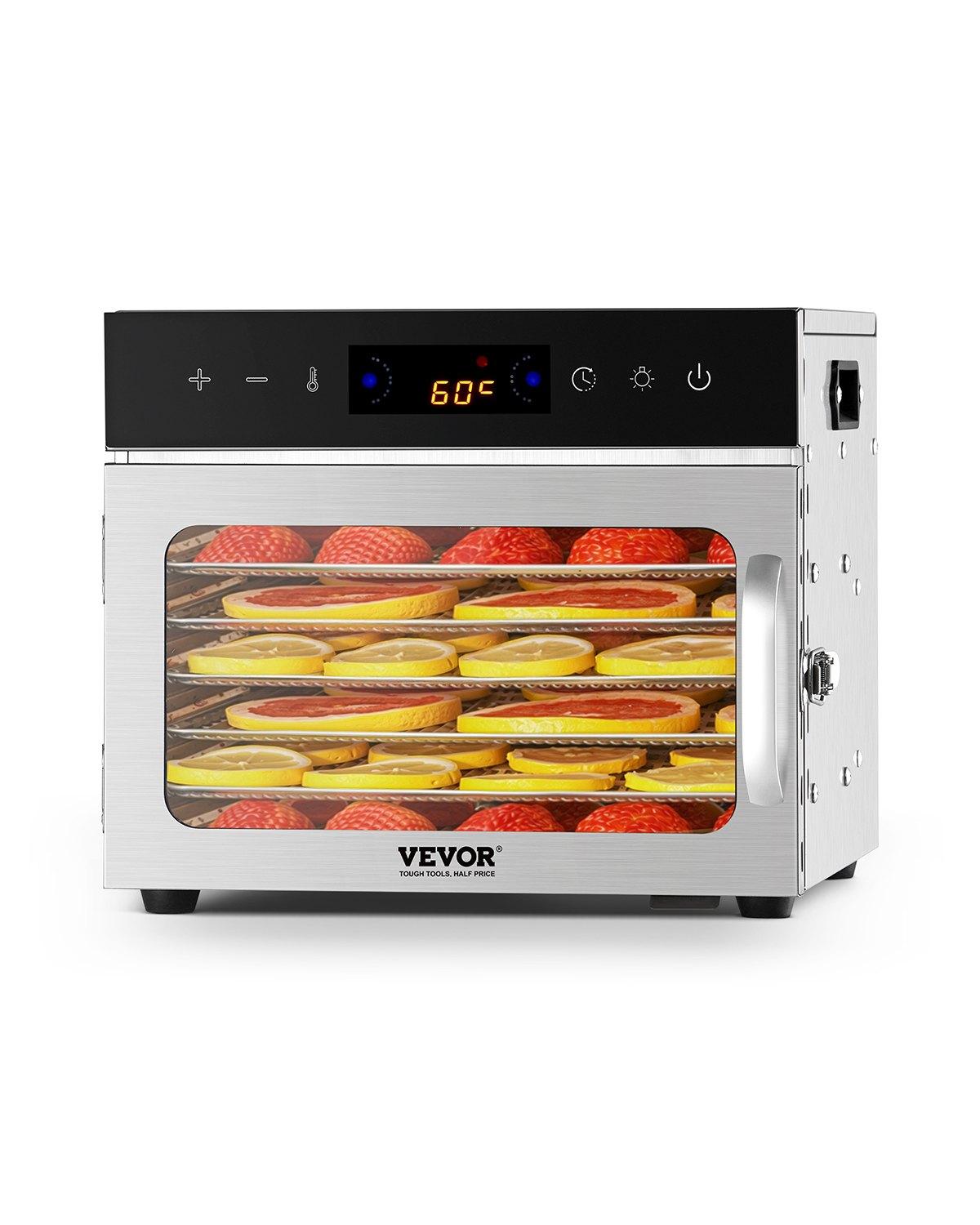 VEVOR Food Dehydrator Machine, 6 Stainless