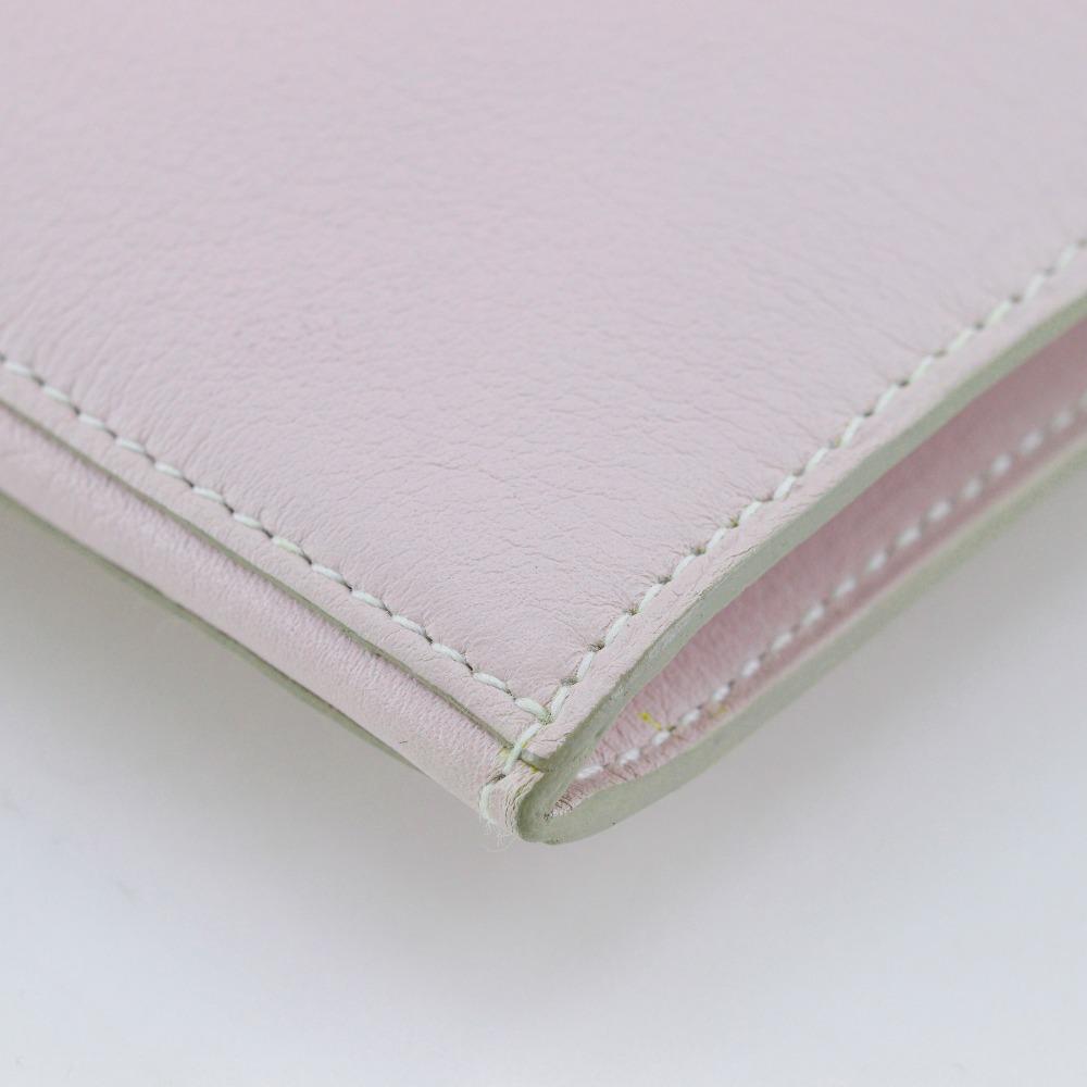 Hermes Onimetu Shoulder Bag Pink Calfskin Women Used
