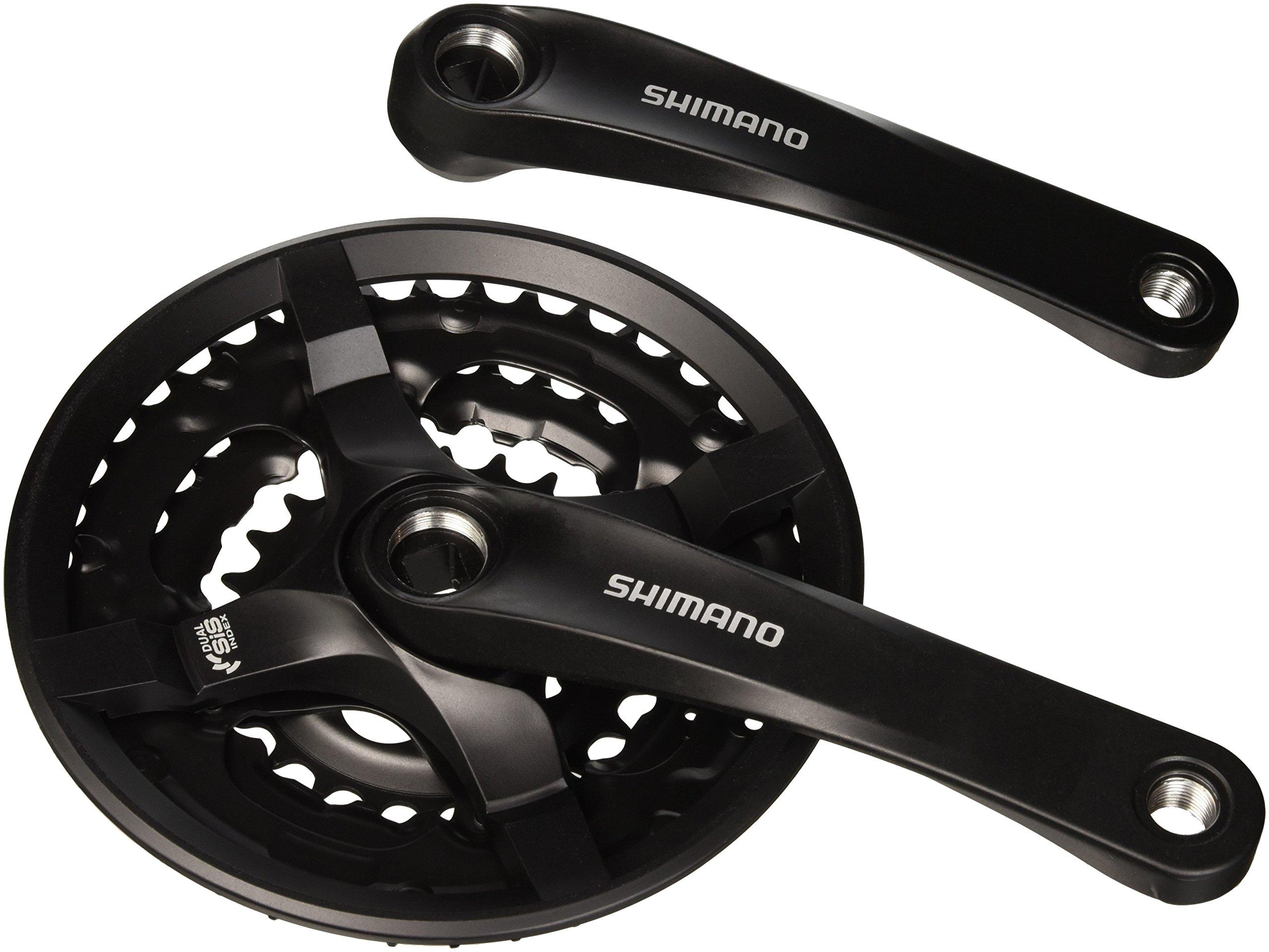 

Передняя звездочка SHIMANO (MTB) FC-TY501-L 42×34×24T 170 мм 8S7S6S с защитой цепи черного цвета, совместимый с кареткой BB, квадратный вал 122,5 мм (Д-НЛ) EFCTY501C244CLB