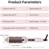 Thermal Brush, Blowout Boost 1.5 inch Heated Round Brush for Blowout Look, Dual Voltage, Ceramic Ionic Curling Brush Volumizer, Hair Styling Tool