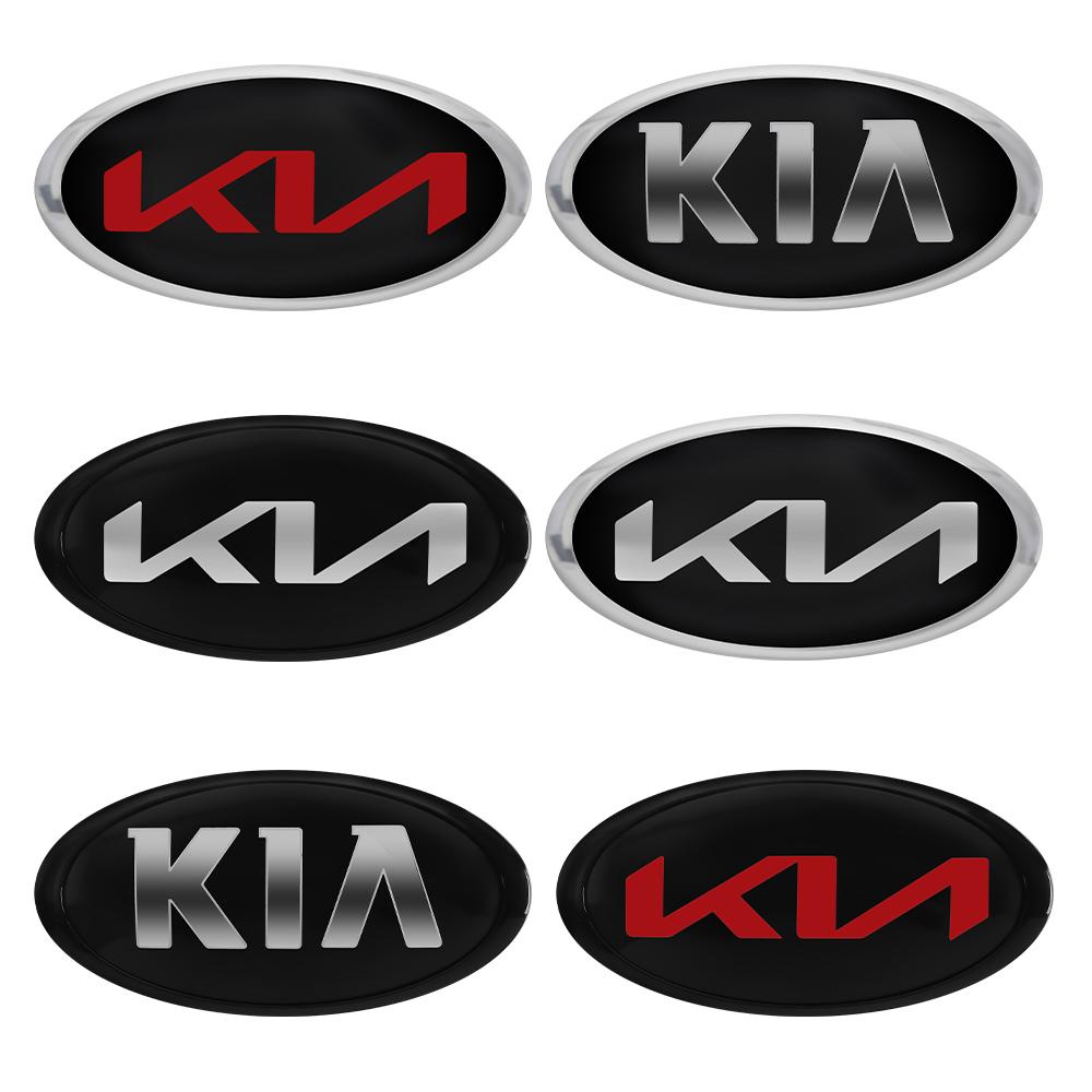 1pcs 3D Car Emblem Center Badge Sticker Decal Styling Accessories For KIA Rio Ceed Sportage Cerato Soul Sorento K2 K5 Picanto