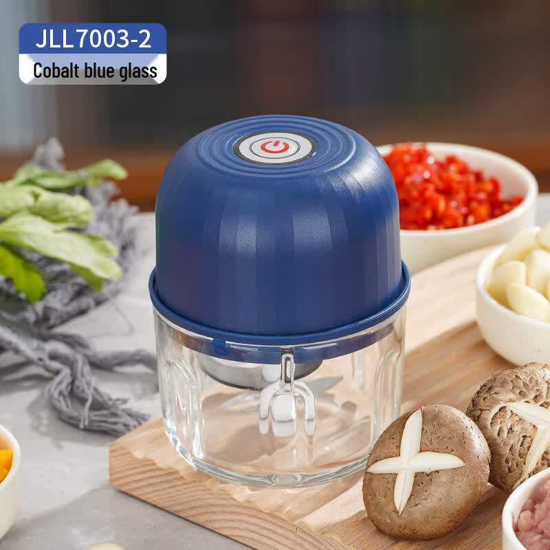 LISM 300ml Glass Mini Food Processor