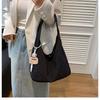 Korean Style Canvas Tote Bag Fashion Simple Large Capacity Shoulder Bag for Women KTB