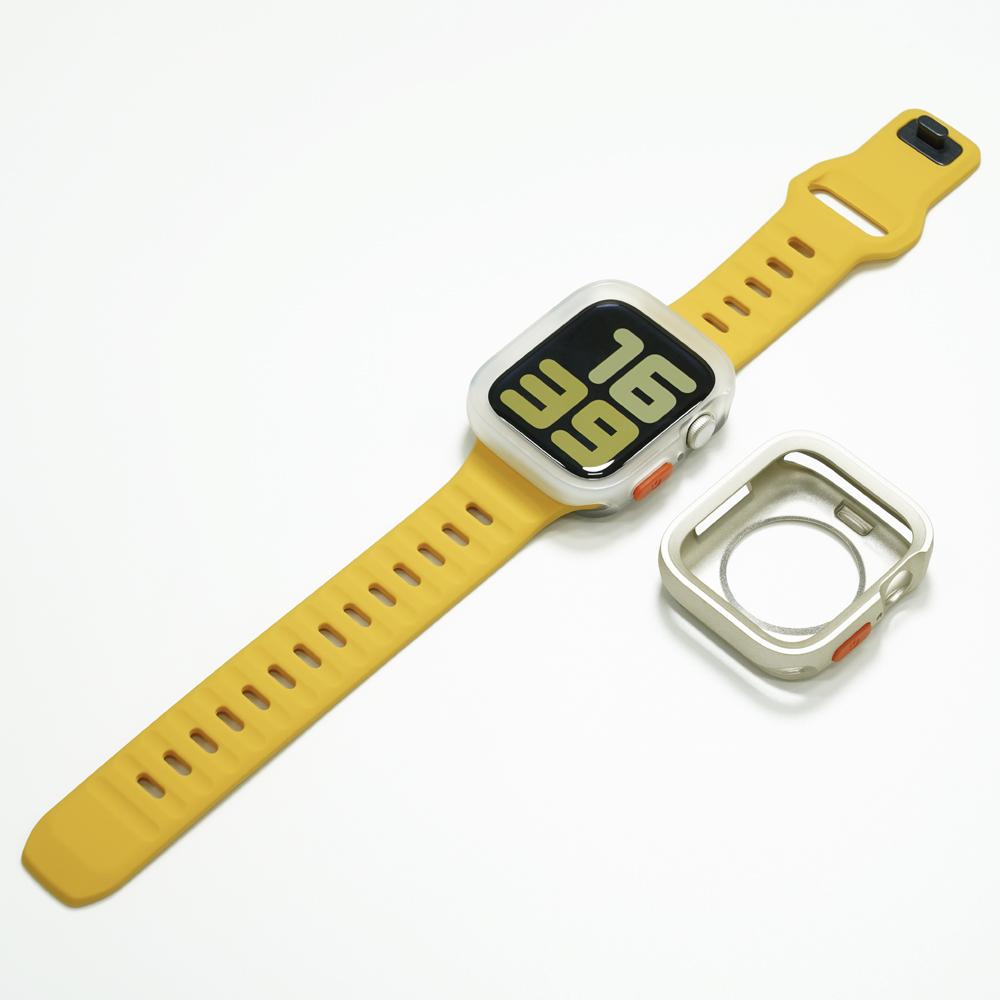 Biltin Apple Watch Strap Integrated Case Silicone Band 10 9 8 7 Se2 Se (A Type)
