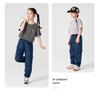 Spring & Autumn Kids' Mosquito-Proof Cargo Pants – Girls' Solid Color Casual Wear