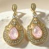 Retro Rhinestone Dangle Earrings: Fashionable, High-End, and Versatile Design