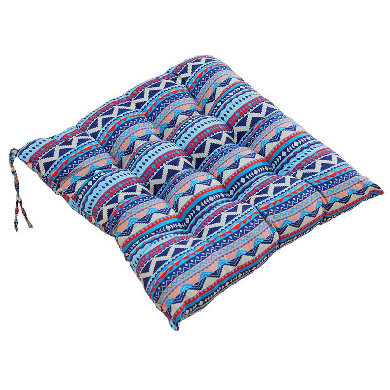 1PC Ultra Weiche Leinen Stuhl Kissen Sitzkissen Sitz Pad Mit Krawatten Auto Sitz Matte Dicke Wohnzimmer