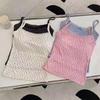 2024 Japanese Floral Ice Silk Lace Camisole - Summer Top for Women