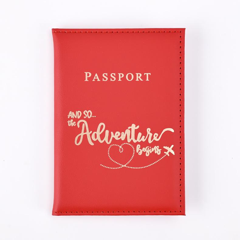 2024 Stylish PU Leather Passport and Ticket Holder with Textured Design