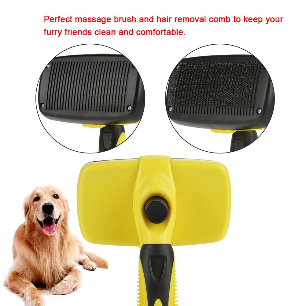 Dog Hair Remover Brush,Cat Comb,Grooming Massage Brush,For Shedding Grooming Pet Removes Hairs Cleaning Bath Brush Dog Supplies