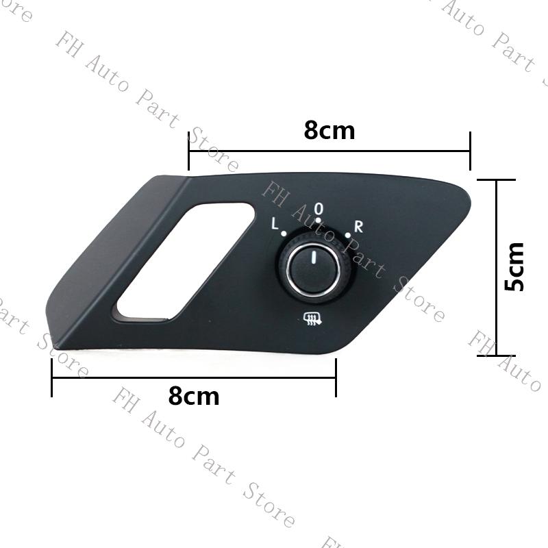 For VW Golf 7 7.5 GTI GTD Rline E-Golf MK7 MK7.5 2013-2020 Mirror Folding Switch Knob Central Control Door Look Switch