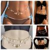 European & American Beach Resort Pearl and Starfish Waist & Body Chain