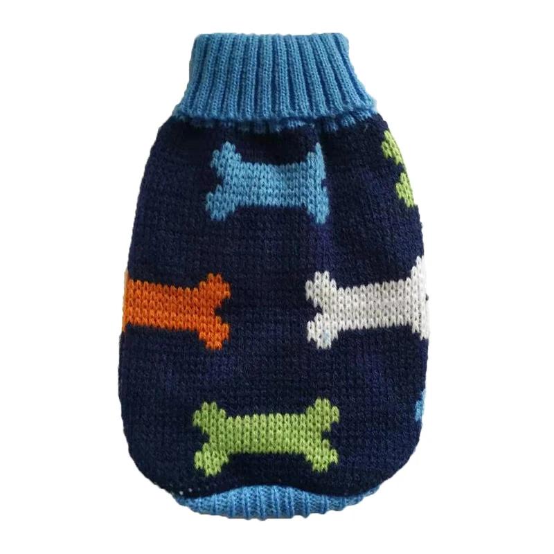 Cute Cartoon Reindeer Sweater for Pets Warm Costume Christmas Dog Sweater Puppy and Cat Jumper Knitwears Winter Dog Clothes