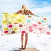 Cute Apple Beach Towel Microfiber Cartoon Fruit Bath Towel Quick Dry Sand Free Towels For Swimming Pool Beach Yoga Travel Sport