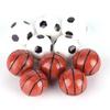 10 Stück 1:12 Puppenhaus Ball Modell Miniatur Harz Fußball Basketball Spielzeug für Puppenhaus Dekoration